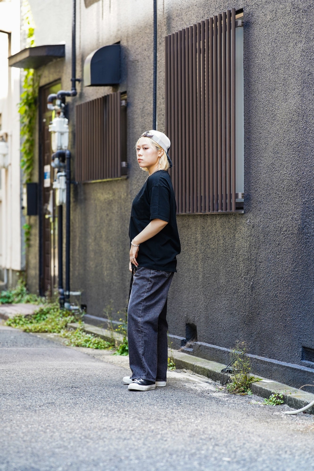 THE POCKET TEE / Black