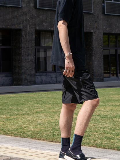 BOATMAN TECH SHORTS / Black