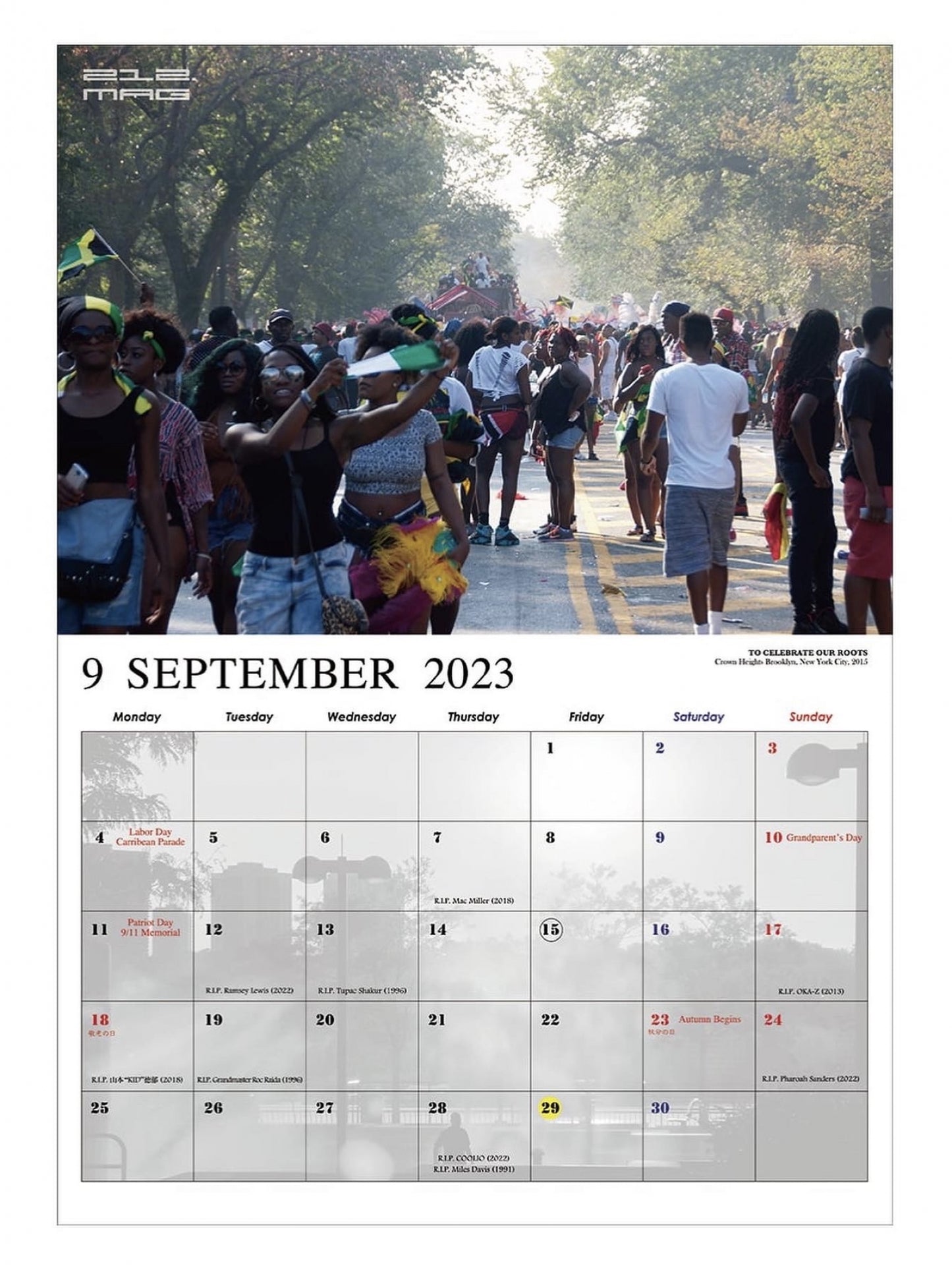 2023 CALENDAR "BIG CITY OF DREAMS"