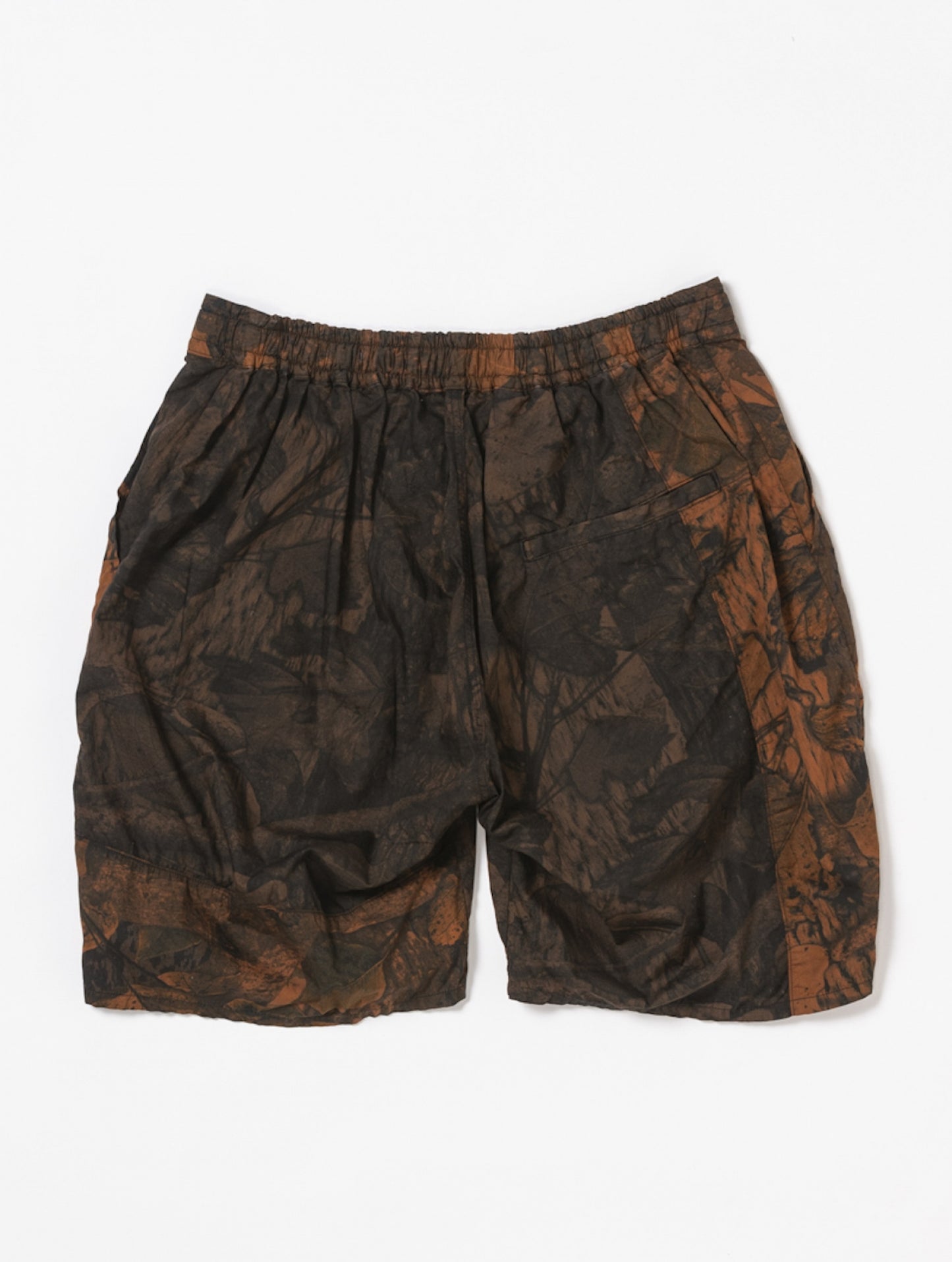 PATCH WORK BAKER SHORTS / Orange