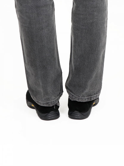 HYBRID LOAFERS / Black suede