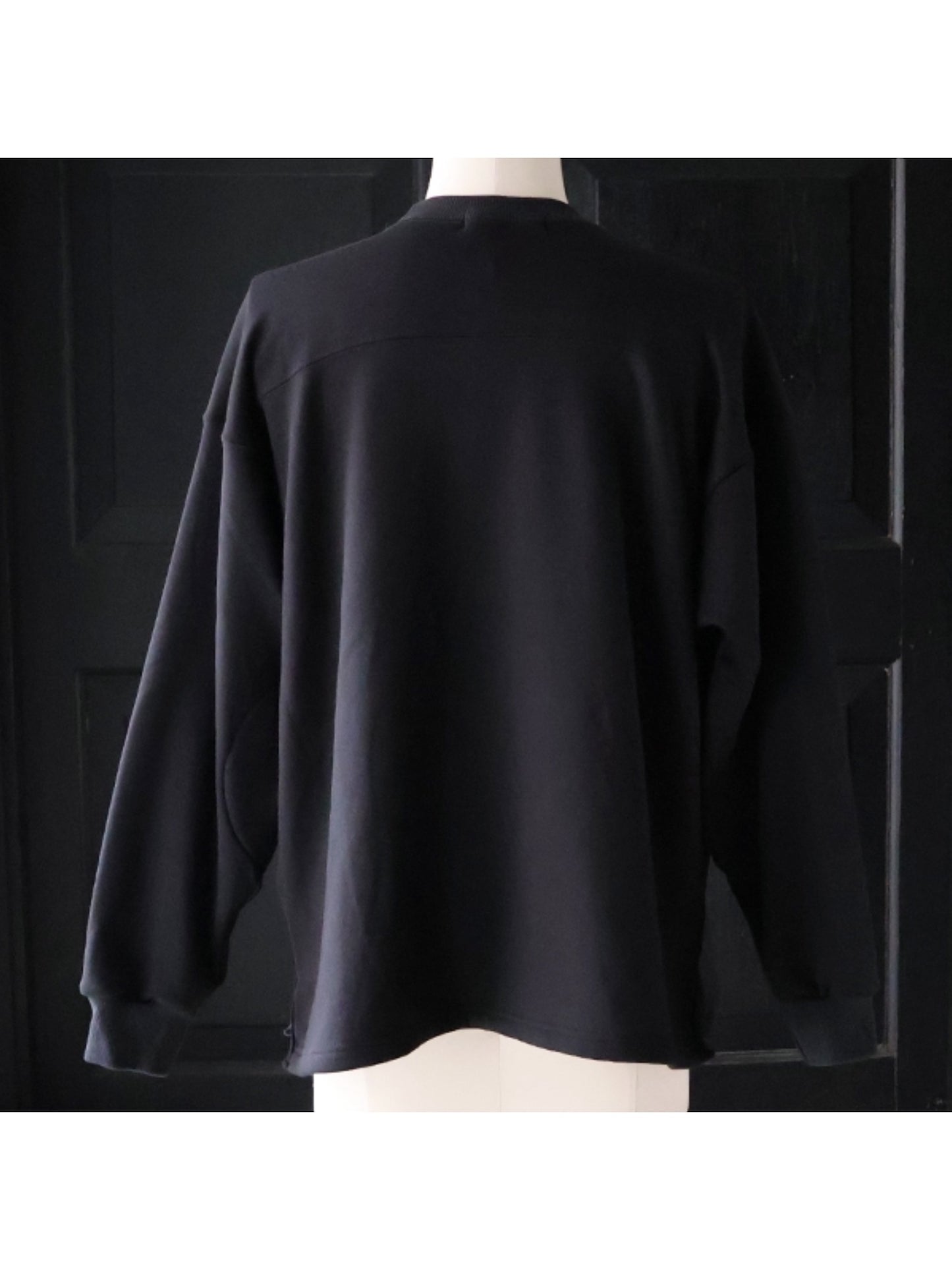 ボンバーヒート裏起毛 サイドスリット フットボール スウェット / 3colors