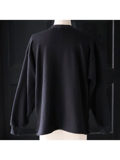 ボンバーヒート裏起毛 サイドスリット フットボール スウェット / 3colors