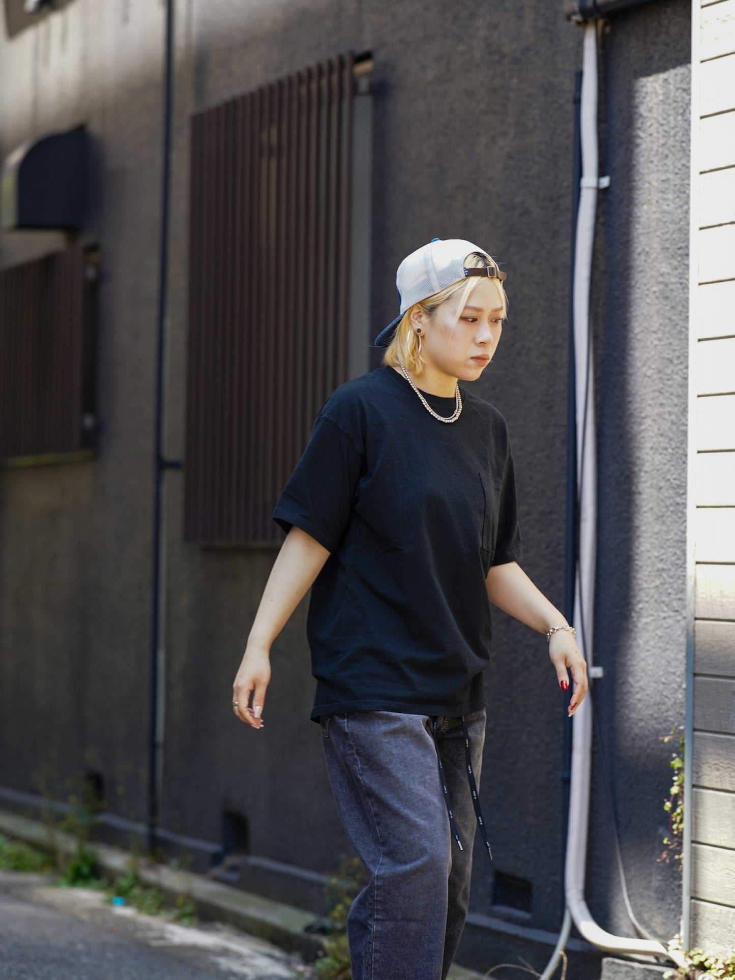 THE POCKET TEE / Black