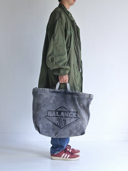 SULFUR  DYED CANVAS タスキショルダー / Black