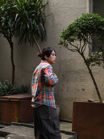 MEN'S SCOTCH PLAID FLANNEL SHIRT , TRADITIONAL FIT / Washed buchanan