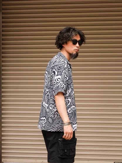 "WAVE" BLESS UP SS / Black