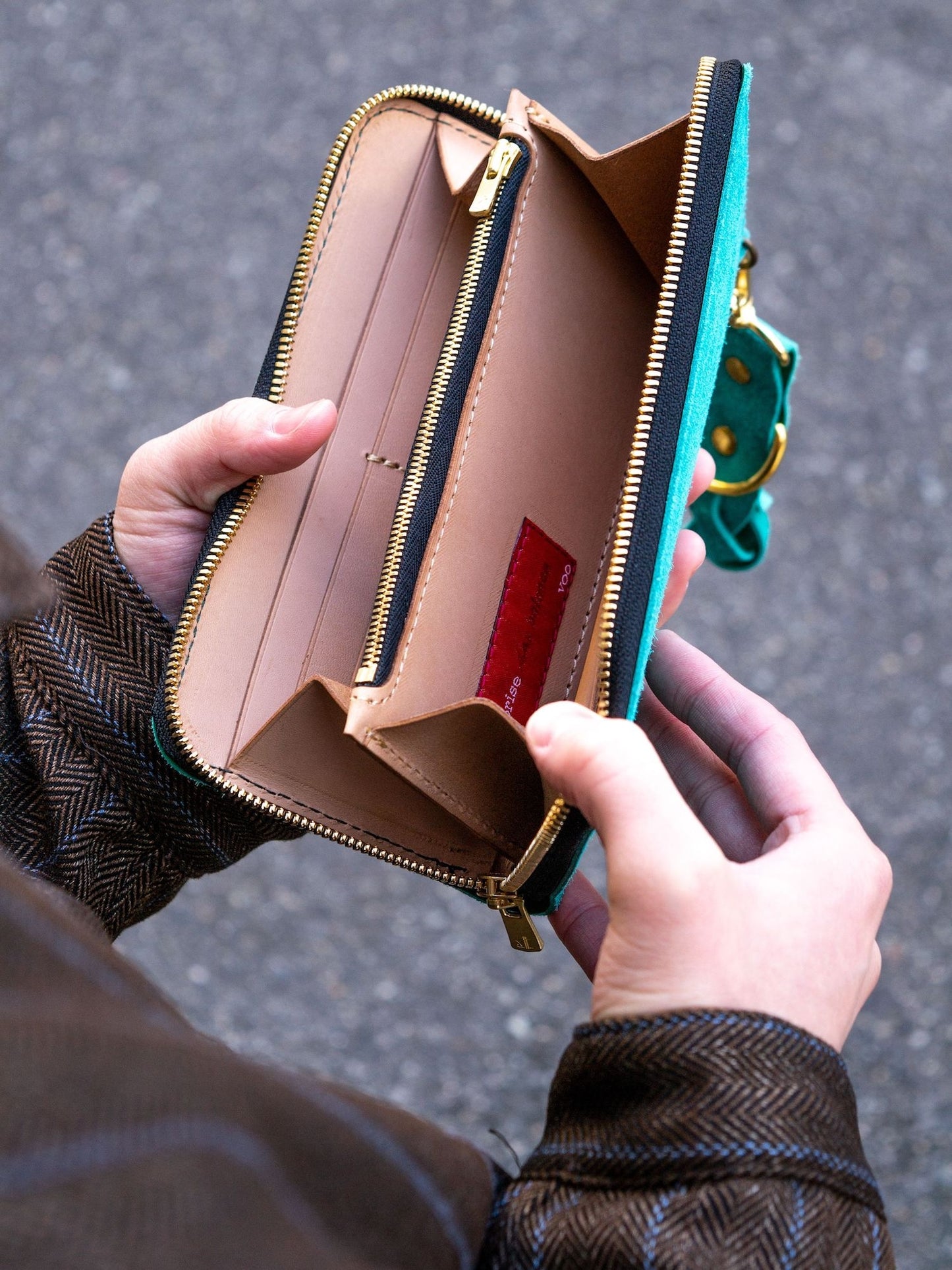 FANTASISTA LEATHER WALLET / Emerald