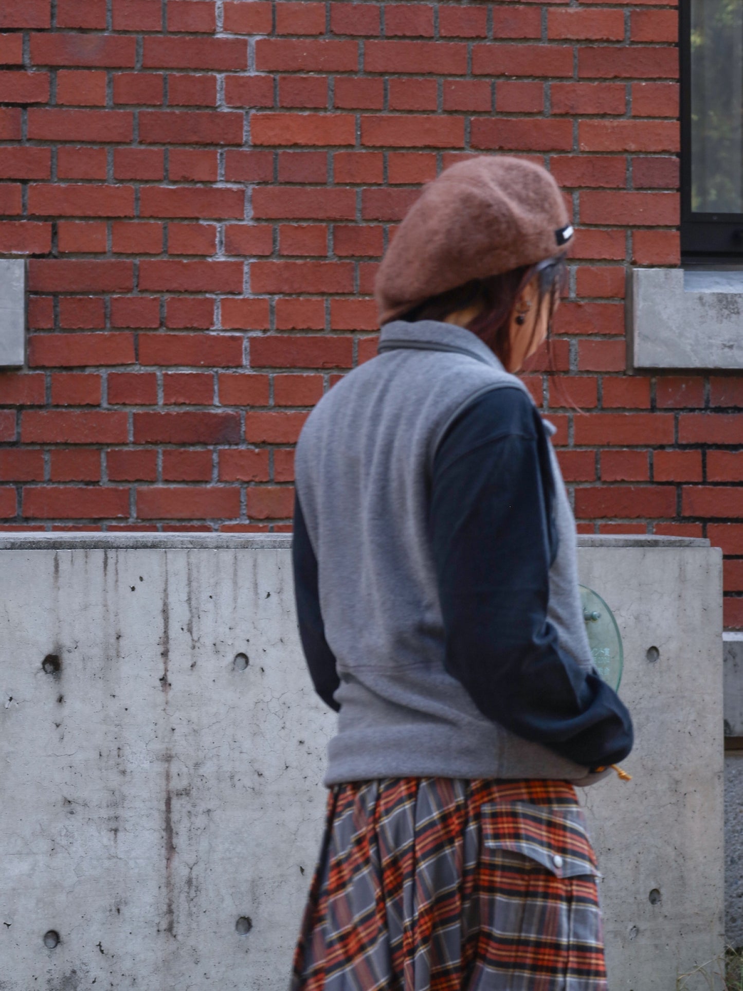 MEN'S MOUNTAIN CLASSIC FLEECE VEST / Charcoal heather