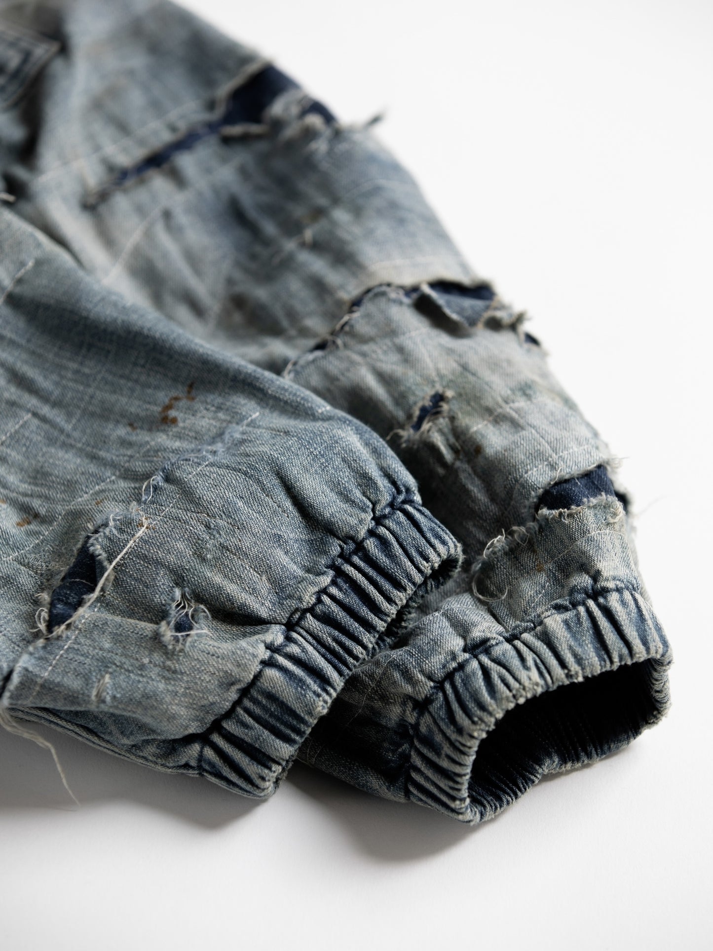 DUAL DENIM REMAKED FULLZIP PARKA / Indigo(remake)