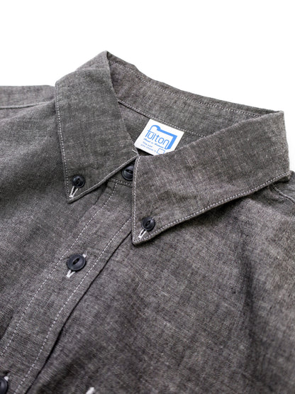 ”OWN WAY” B.D SHIRTS 改 (CHAMBRAY) / Smokey black