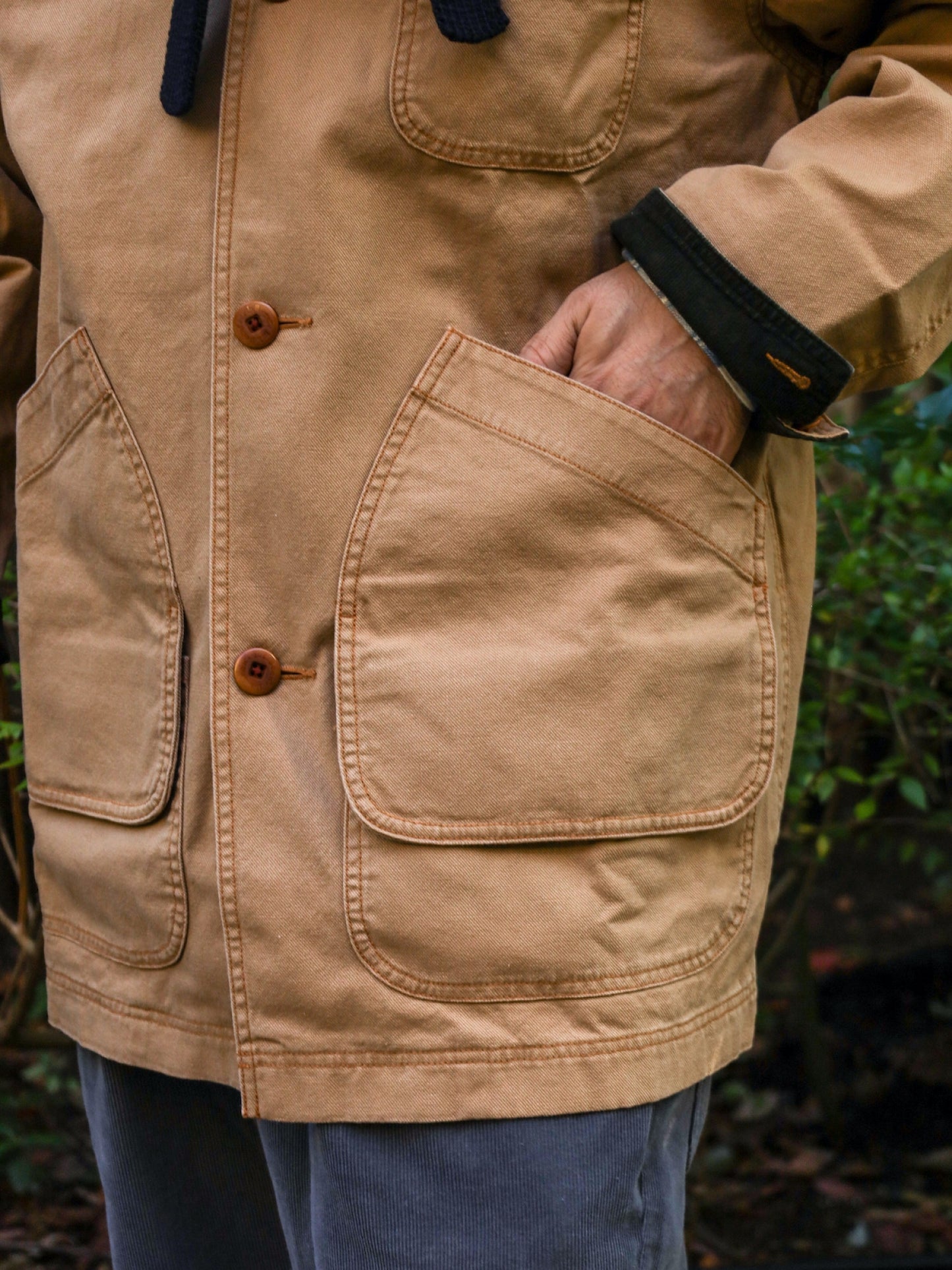 MEN'S ORIGINAL FIELD COAT, COTTON LINER / Saddle