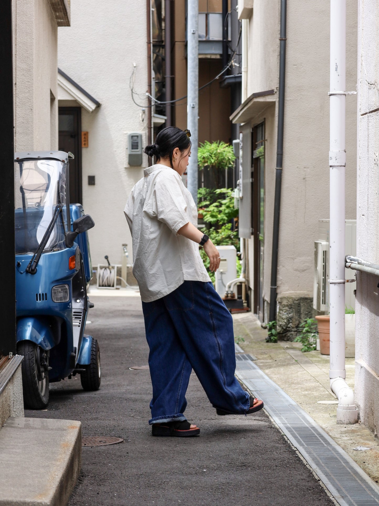 半袖ヒトエラグラン / アイボリー