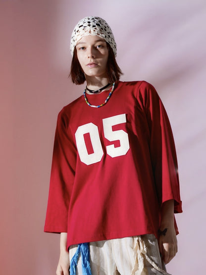 ナンバリングオーバーロングスリーブ / 3colors