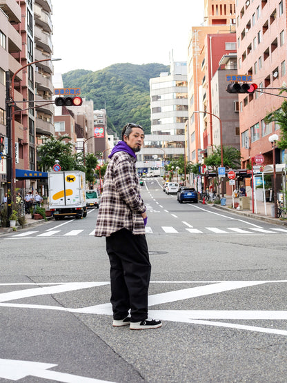 "OWN WAY" SHJKT 改 / Purple check