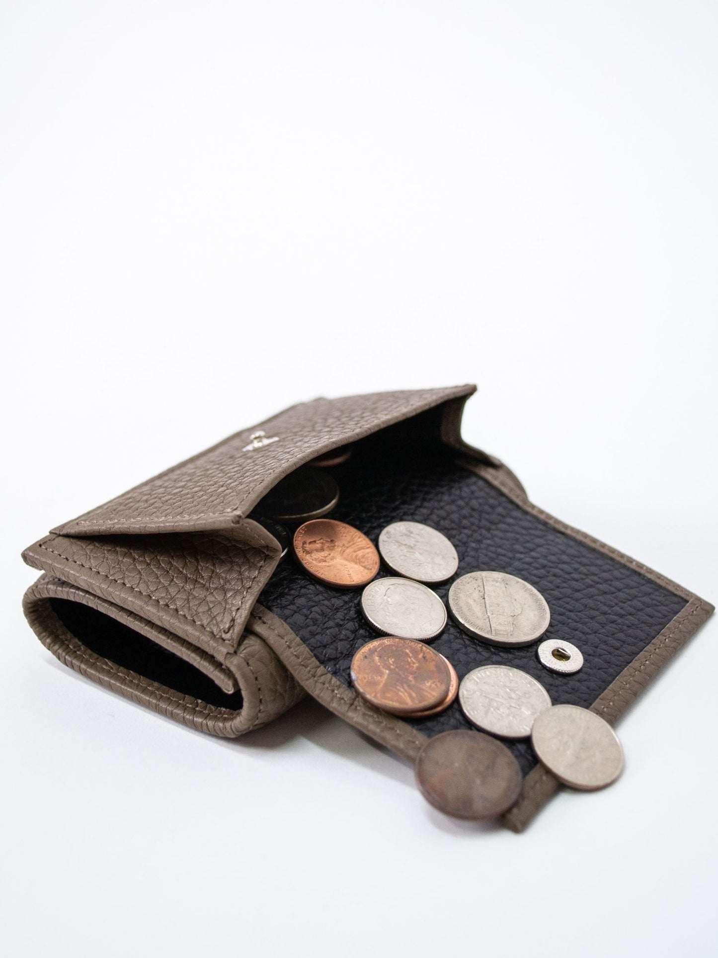 COMPACT WALLET / Etoupe/Greige