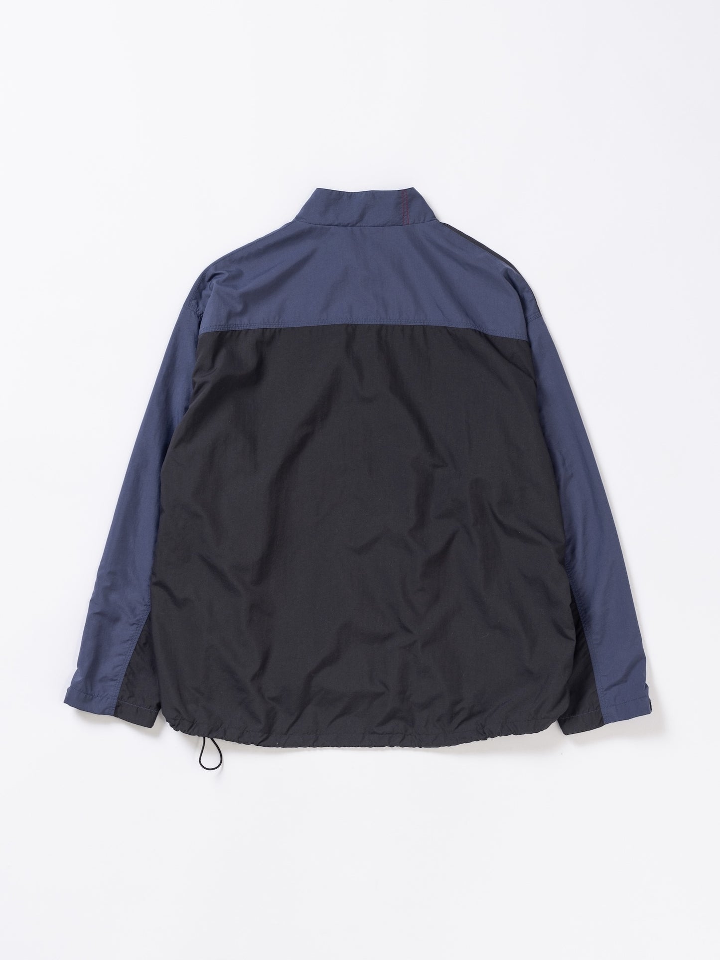 EXCHANGE PATTERN NYLON JACKET / Navy x black