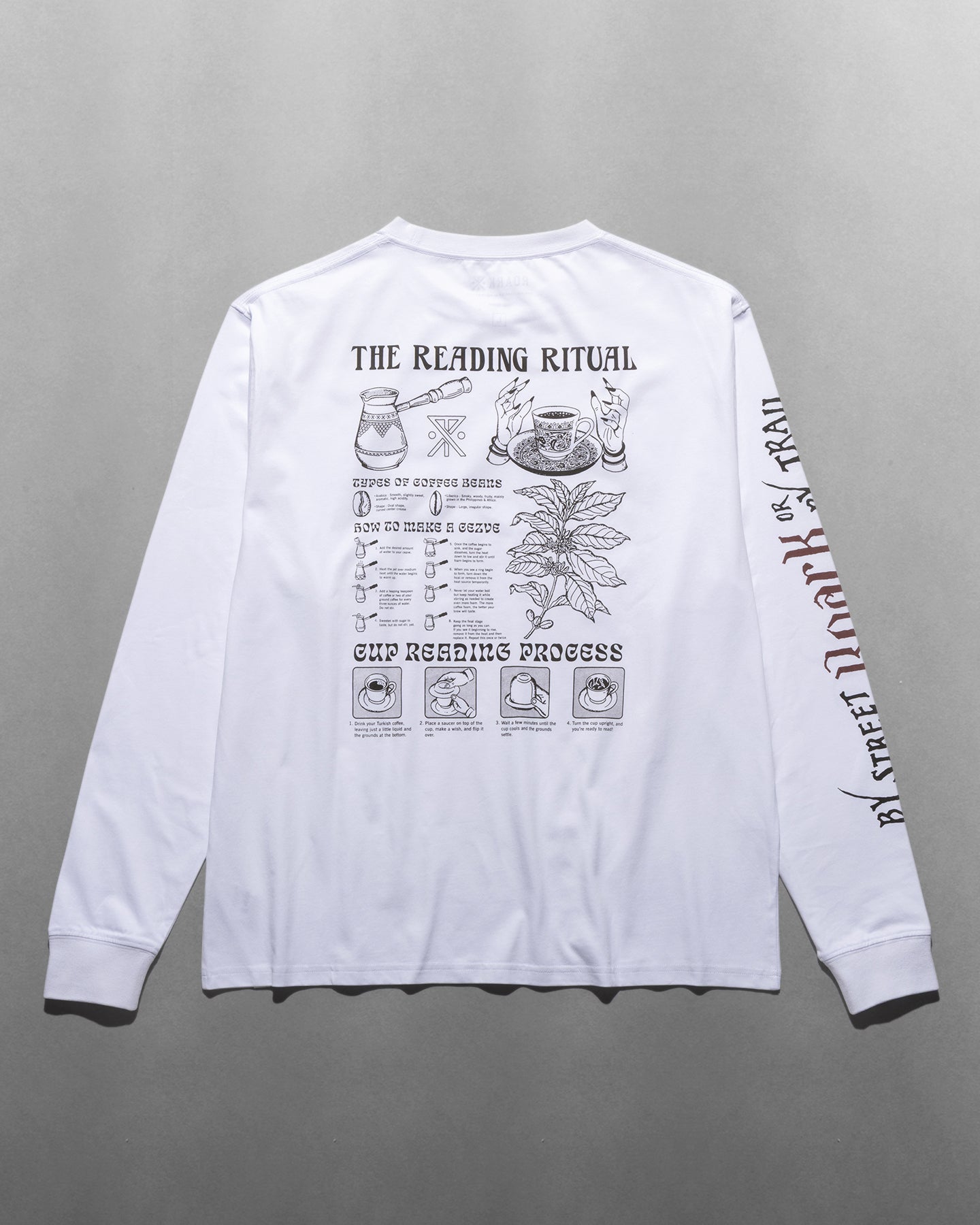 "READING RITUAL" L/S TEE / White