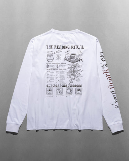 "READING RITUAL" L/S TEE / White