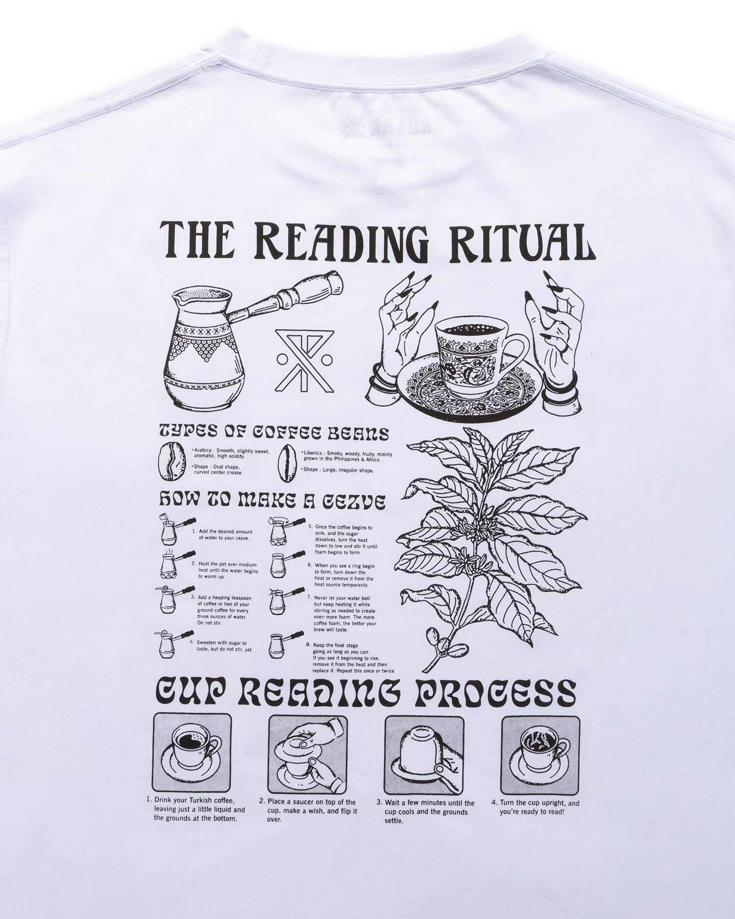 "READING RITUAL" L/S TEE / White