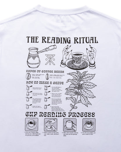 "READING RITUAL" L/S TEE / White