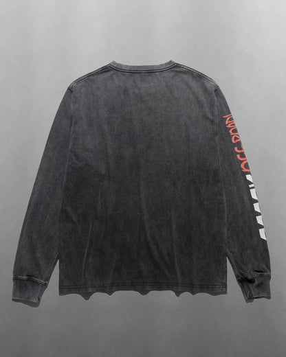 "OFF ROAD" WELL WORN L/S TEE / Black