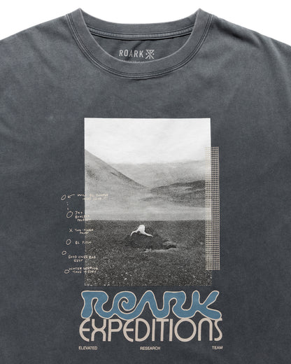 "ELEVATED" WELL WORN L/S Tee / Desert Navy
