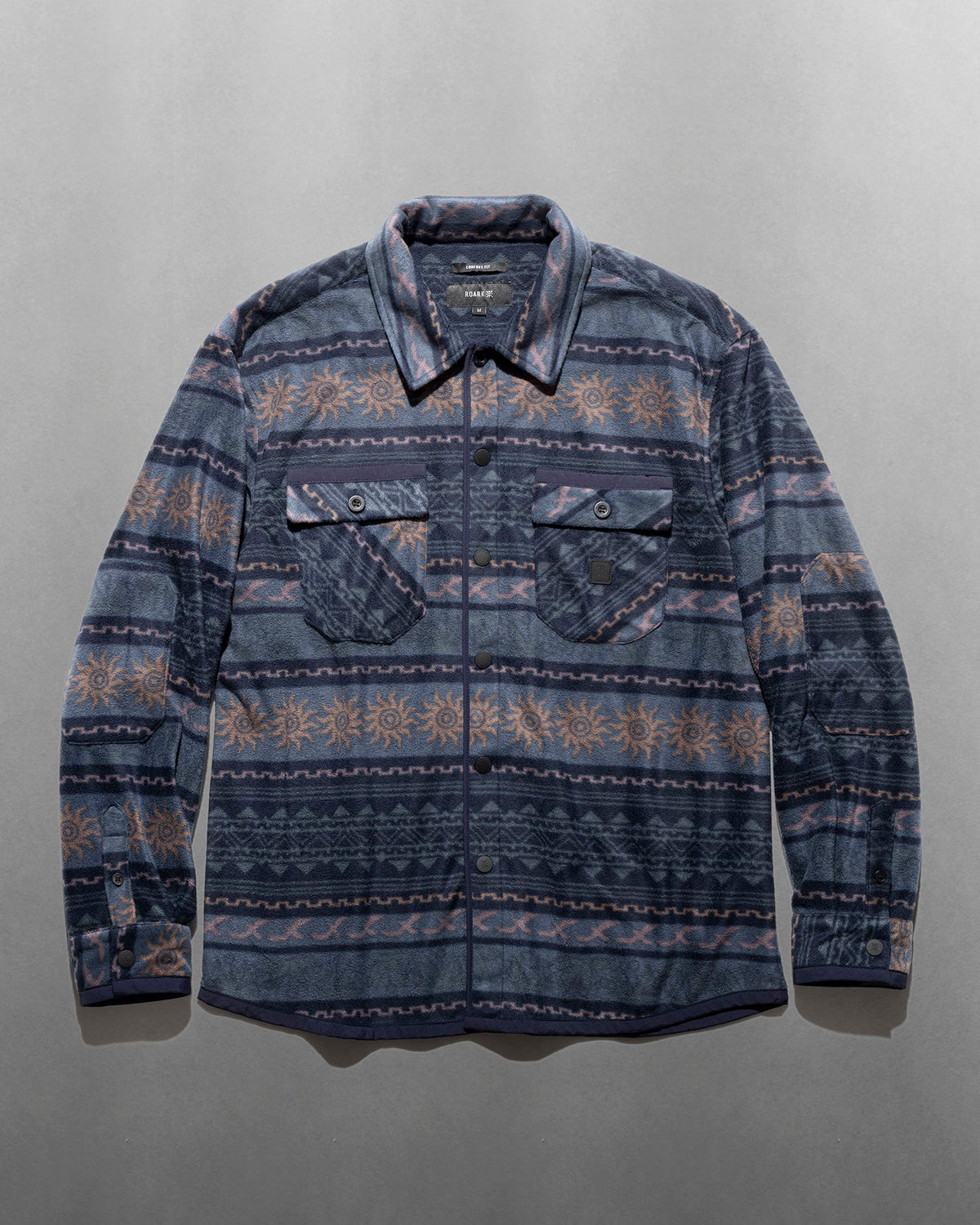 FLEECE EMBER OVER SHIRT / Navy