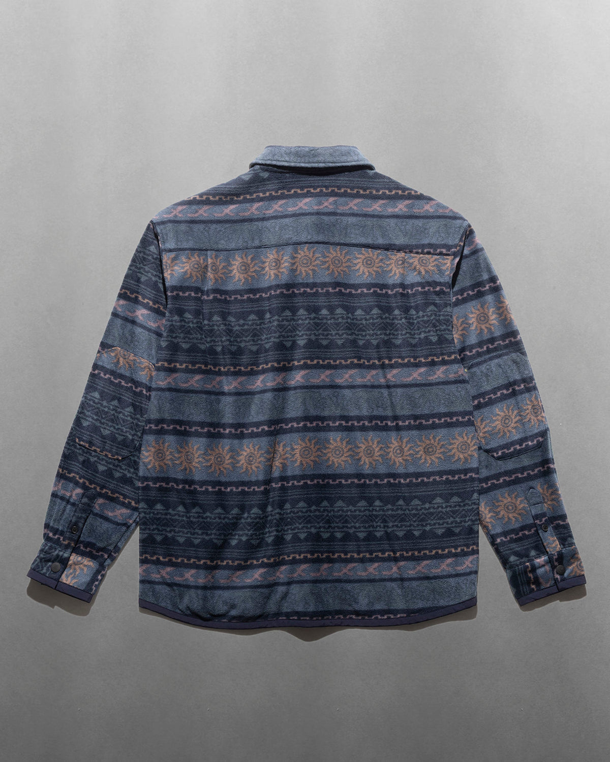 FLEECE EMBER OVER SHIRT / Navy