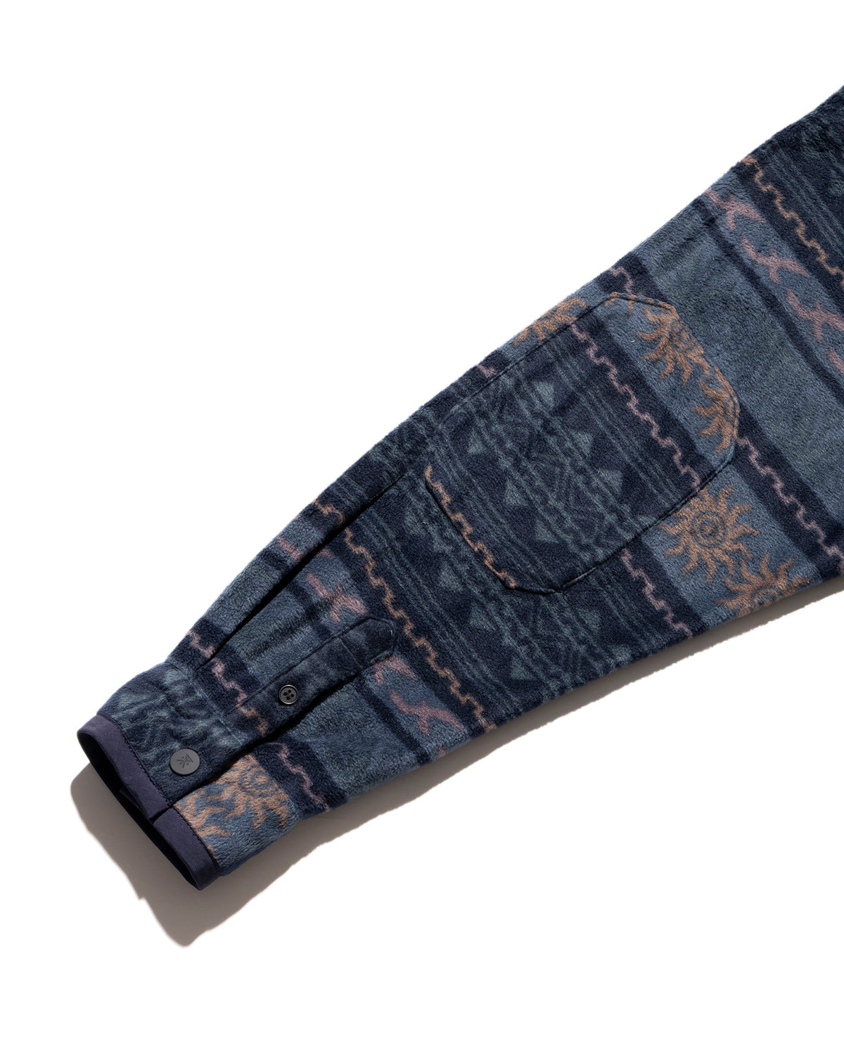FLEECE EMBER OVER SHIRT / Navy
