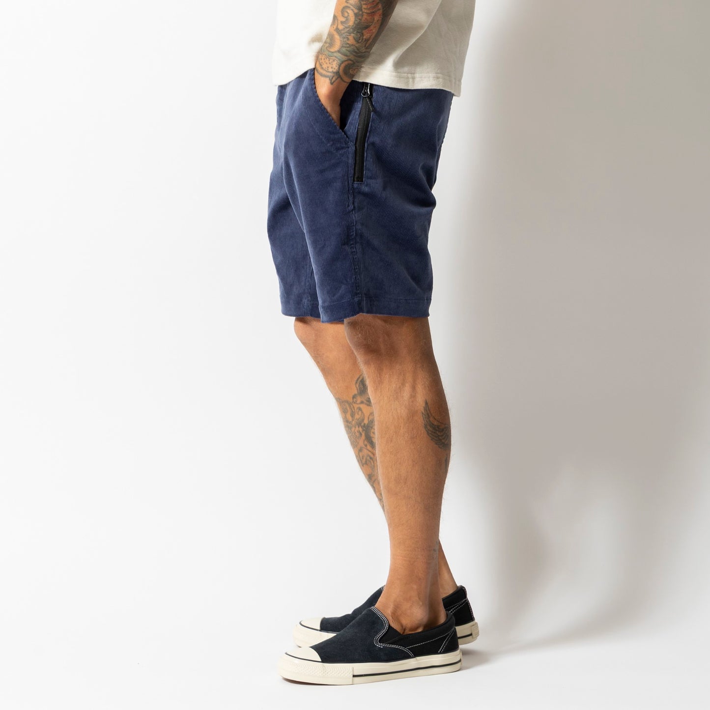 TRAVEL SHORTS CORDUROY / Navy