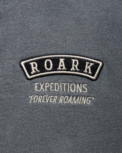 "ROAMIING" F/Z HOOD SWEAT / Desert Navy