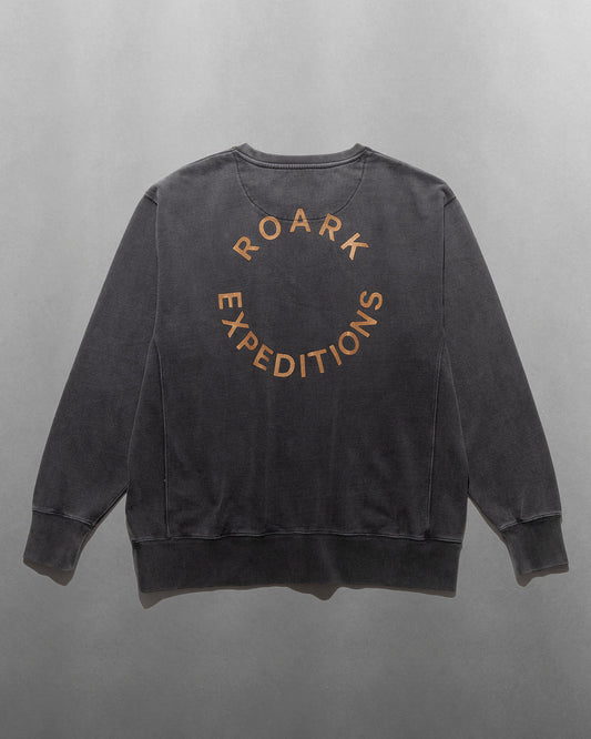 "R.E" CREW SWEAT / Black