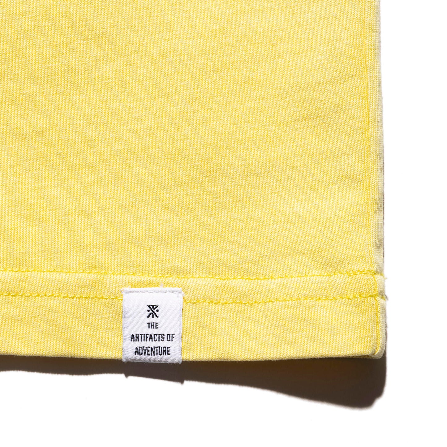 "CLOUD 9" WELL WORN TEE / Yellow