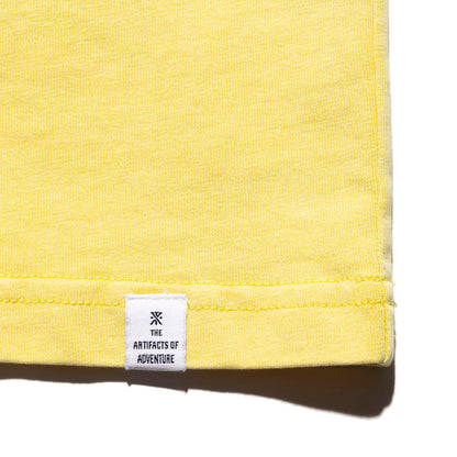 "CLOUD 9" WELL WORN TEE / Yellow