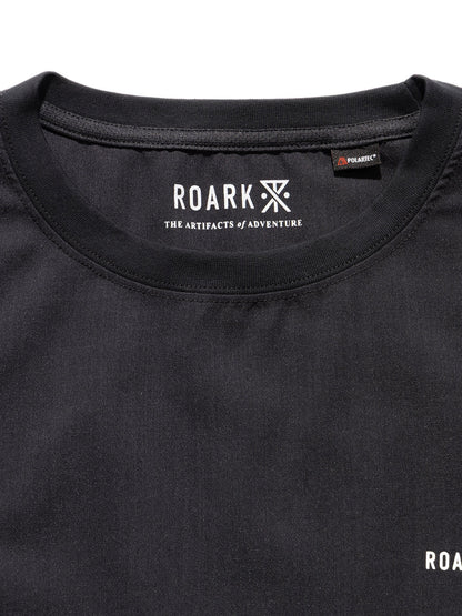 DELTA QD L/S CREW / Jet black