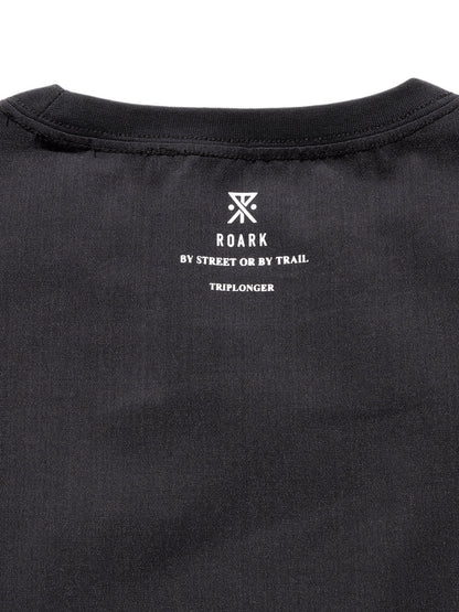 DELTA QD L/S CREW / Jet black