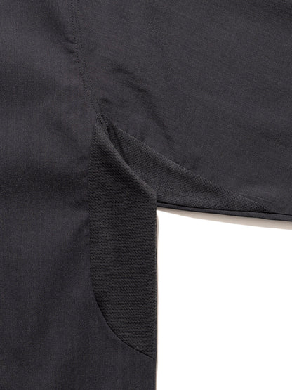 DELTA QD L/S CREW / Jet black