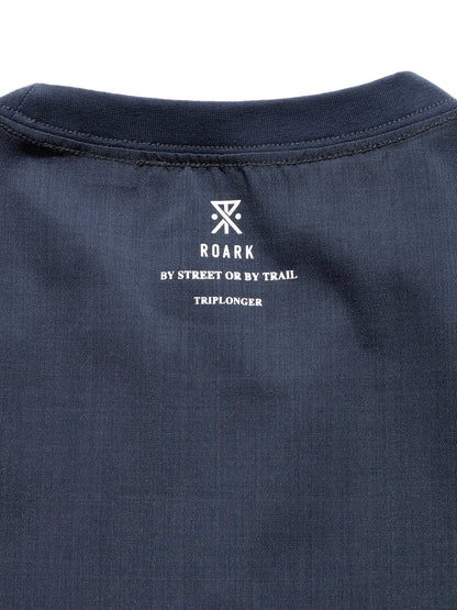 DELTA QD L/S CREW / Stone blue