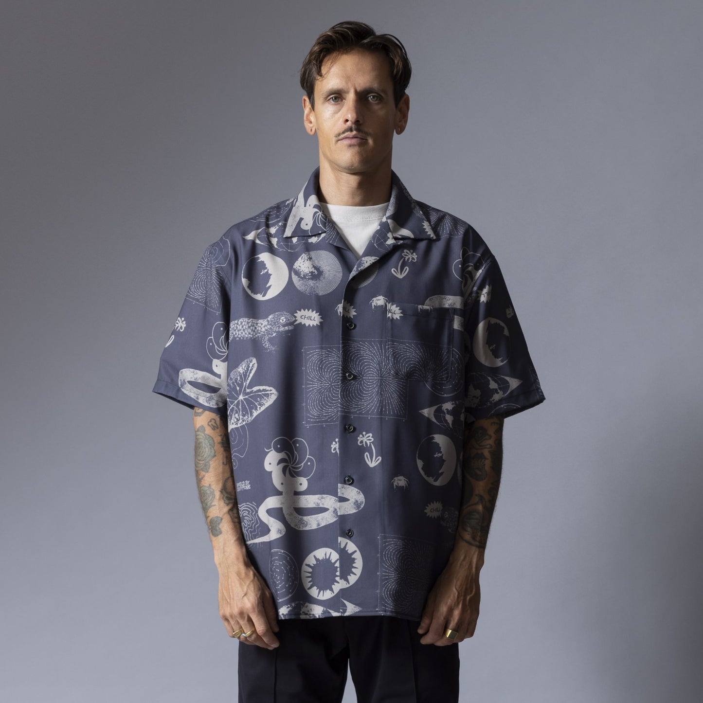 "W.B.N" GONZO S/S / Charcoal
