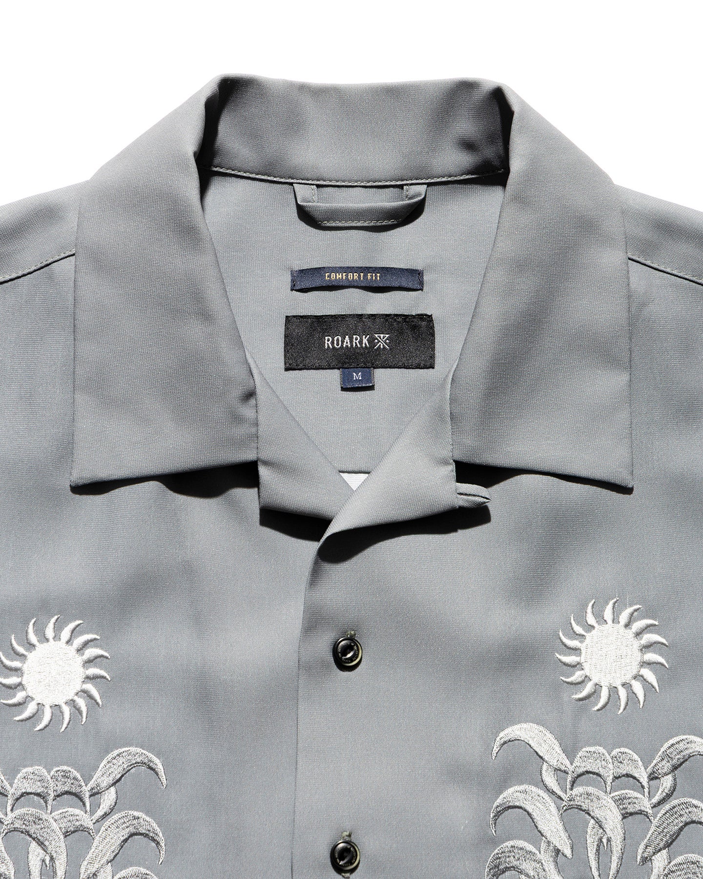 "PALM EMBROIDERY" GONZO S/S / Moon