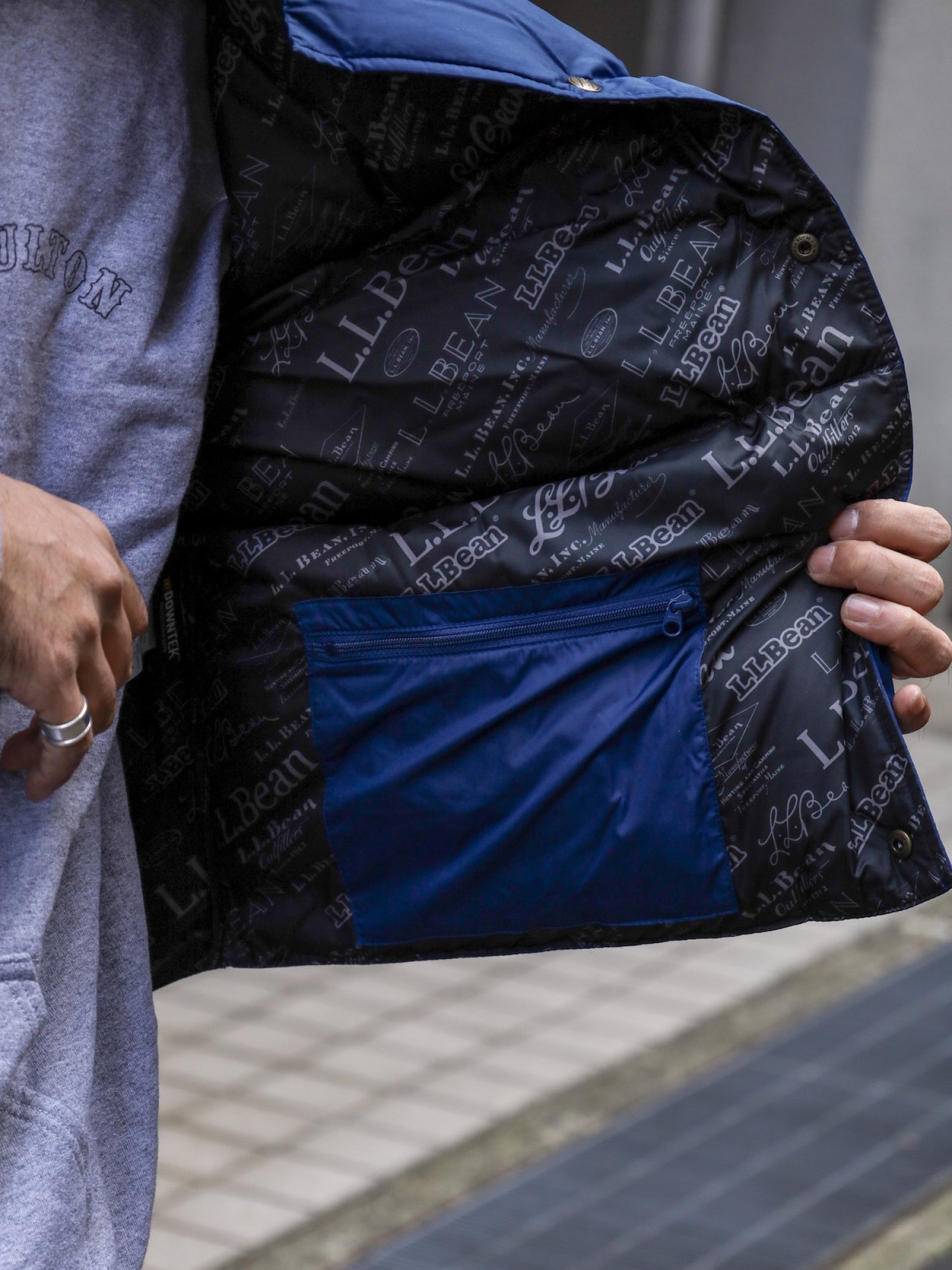 ADULT'S' BEAN'S TRAIL MODEL DOWN VEST '82 / Collegiate Blue