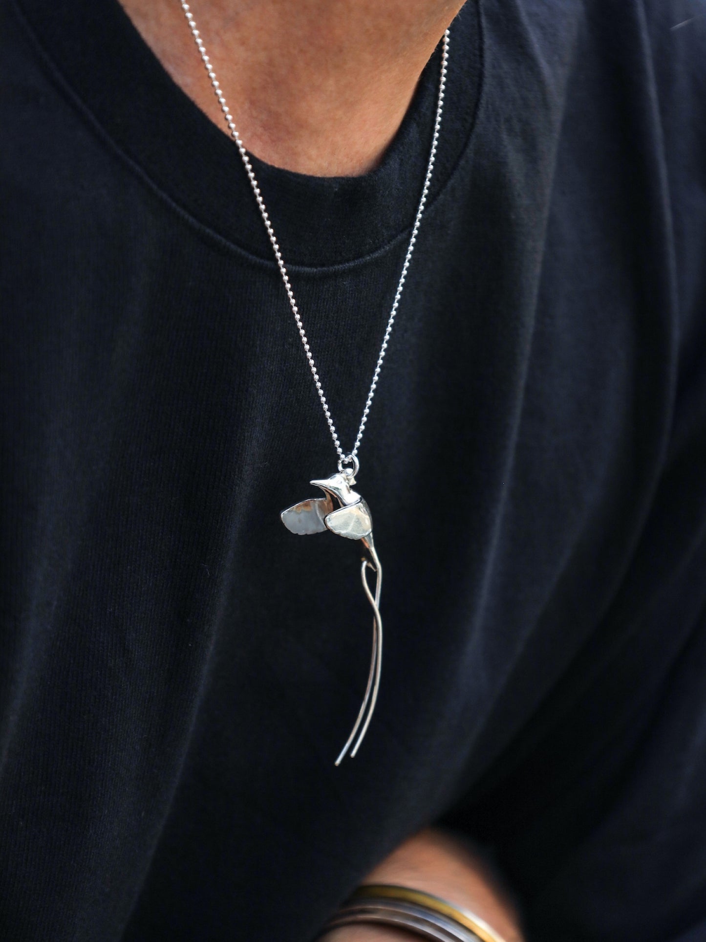 "DOCTOR BIRD" NECKLACE / Silver