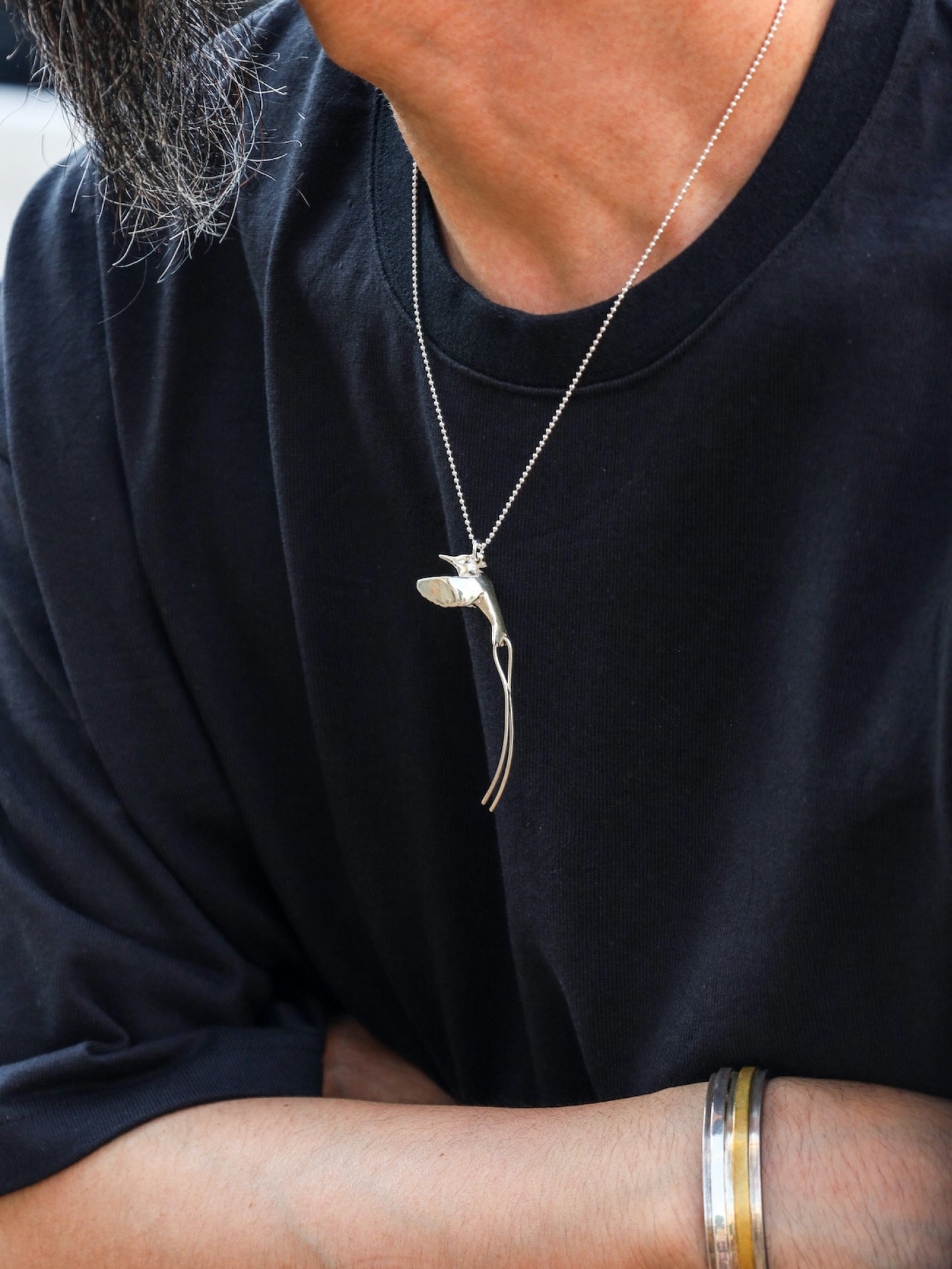 "DOCTOR BIRD" NECKLACE / Silver
