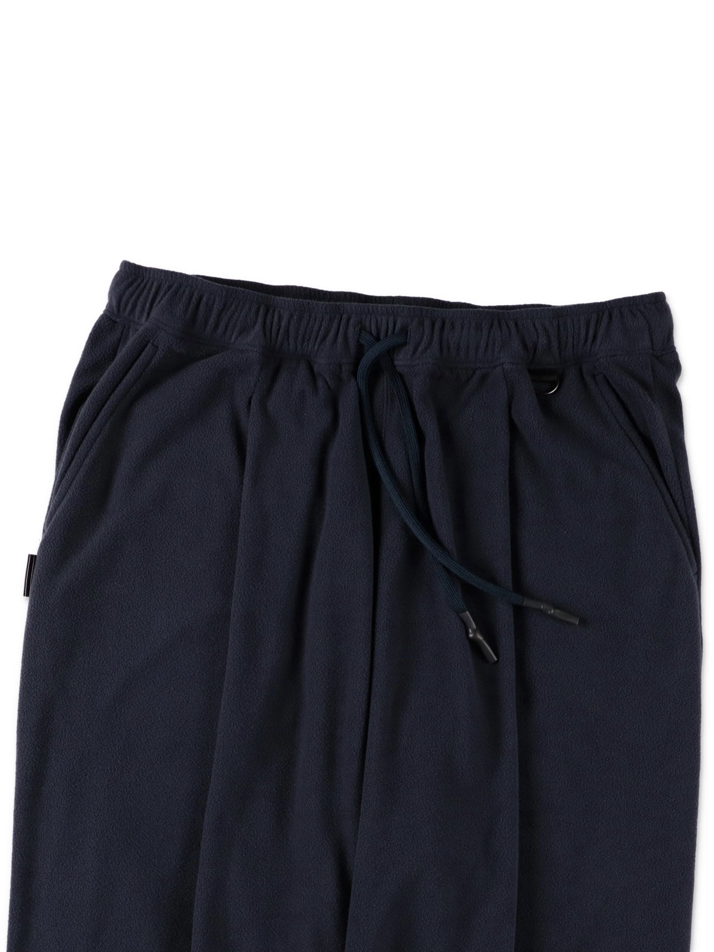 FLEECE WIDE TAPERED EASY PANTS / Navy