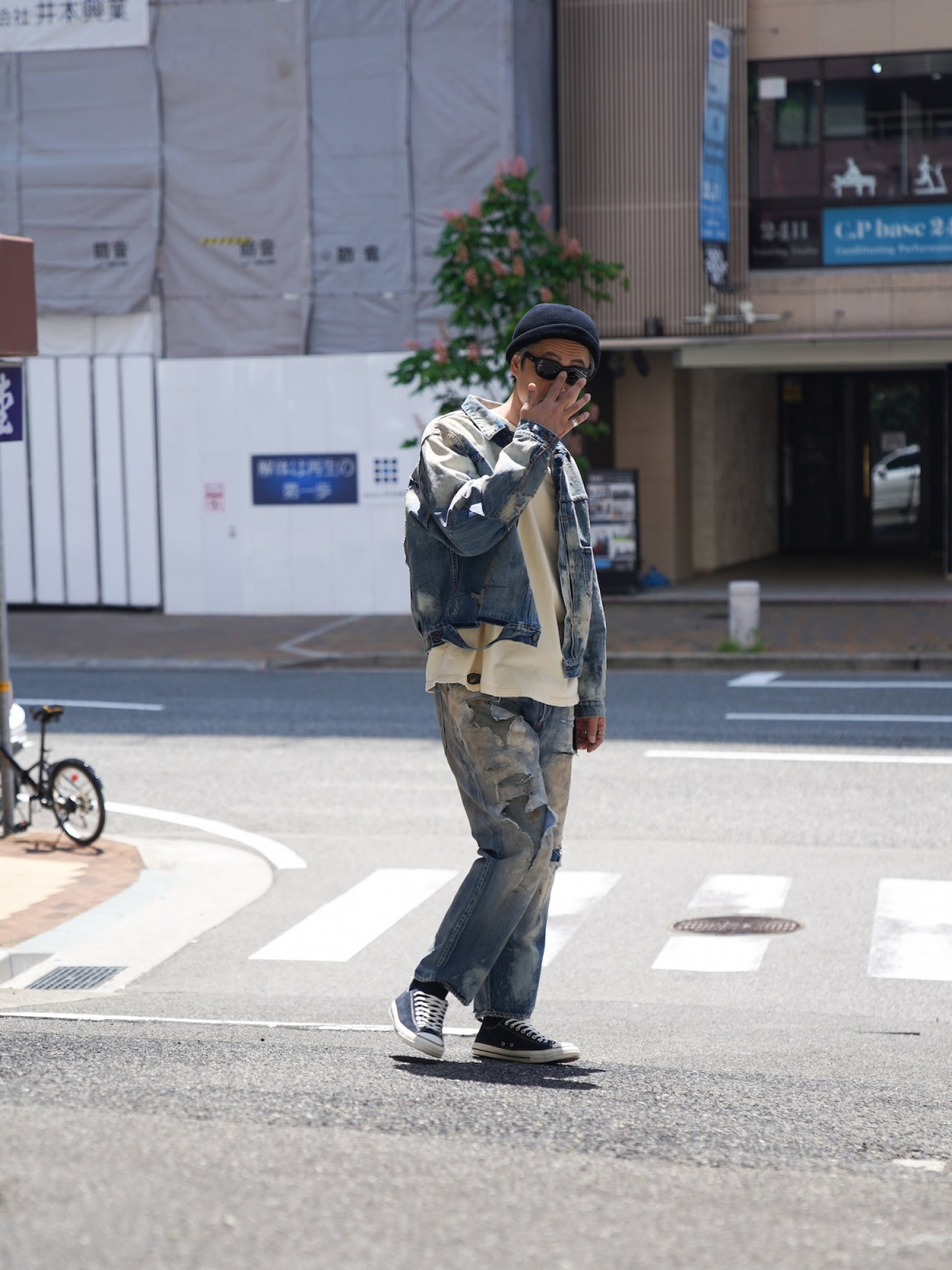 HARD REMAKED FRONT TUCK DENIM JACKET / Indigo(remake)
