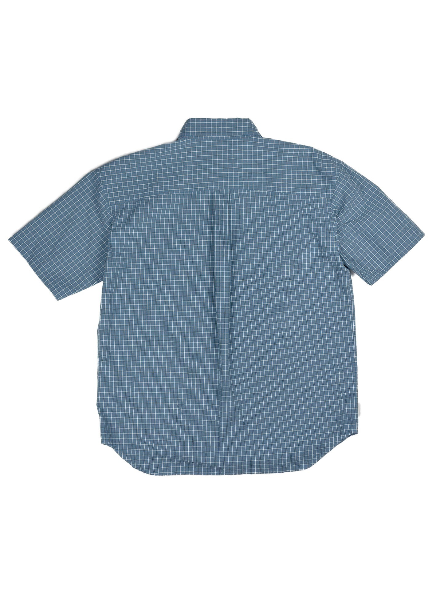 S/S CHECK SHIRTS / Blue