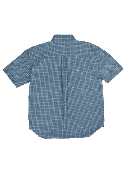 S/S CHECK SHIRTS / Blue