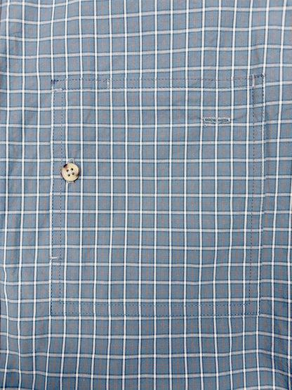 S/S CHECK SHIRTS / Blue