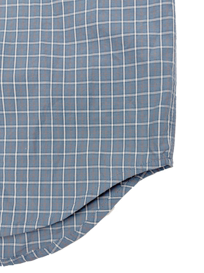 S/S CHECK SHIRTS / Blue